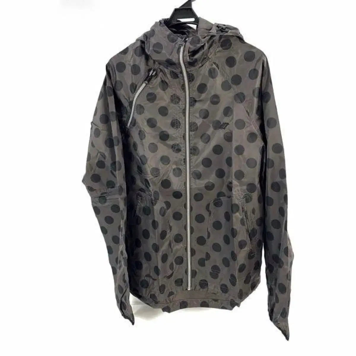 nari/furiドット柄 フード付きジャケット Mサイズ